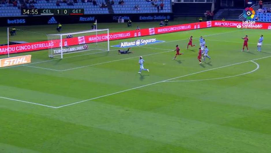 LaLiga (J7): Resumen y goles del Celta de Vigo 1-1 Getafe