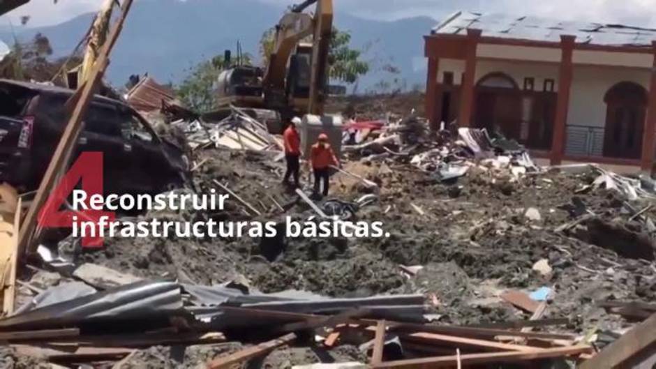 Los muertos por los terremotos y el tsunami en Célebes superan ya los 1.400