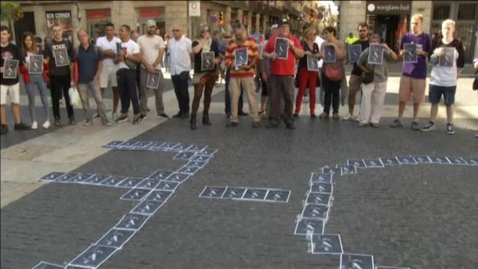 El discurso del rey, en las alcantarillas de Olot