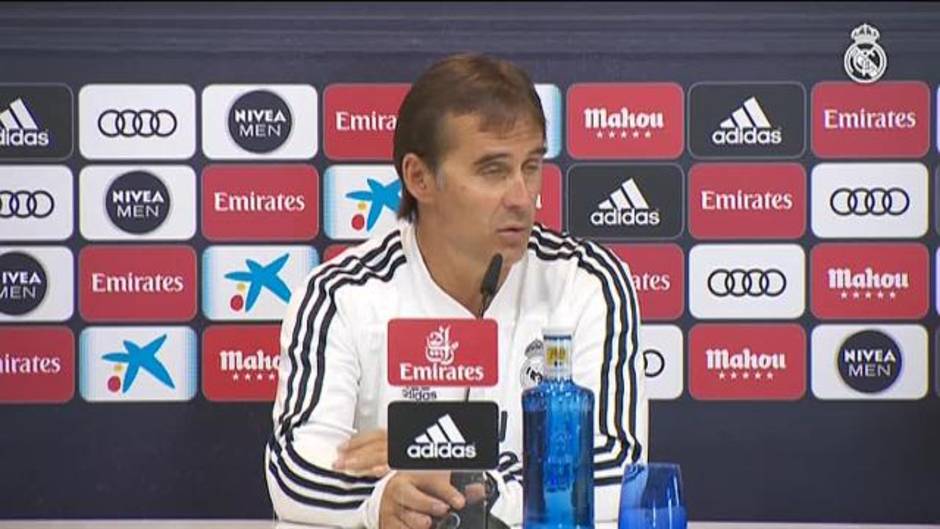 Lopetegui: "En Liga estamos empatados con el primero"