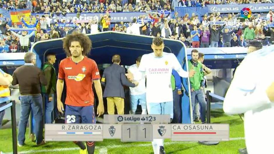 La Liga 123 (J8): Resumen y goles del Zaragoza 1-1 Osasuna