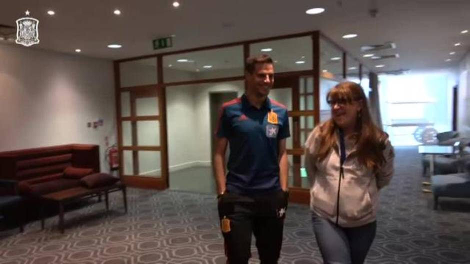 Tranquilidad en la concentración de la Roja antes de enfrentarse a Gales