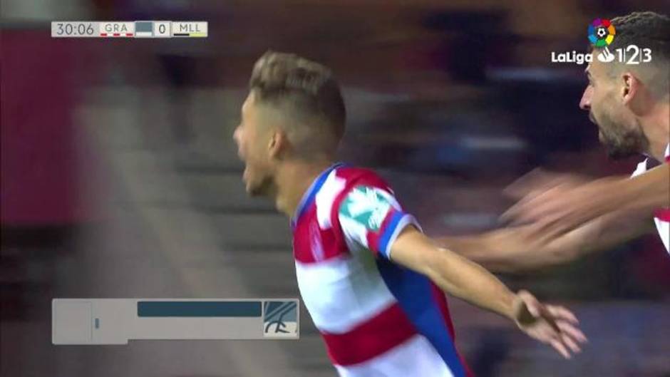 Gol de Pozo (1-0) en el Granada 1–0 Mallorca