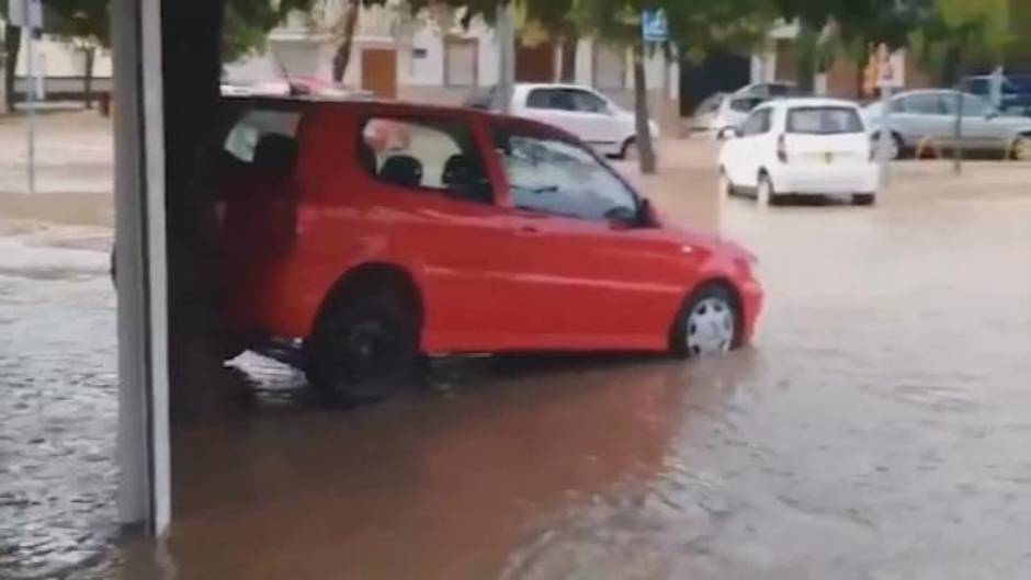 Alerta roja por lluvias en la provincia de Málaga