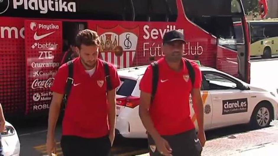 El Sevilla ya vela armas en su hotel de concentración para el partido contra el Akhisar