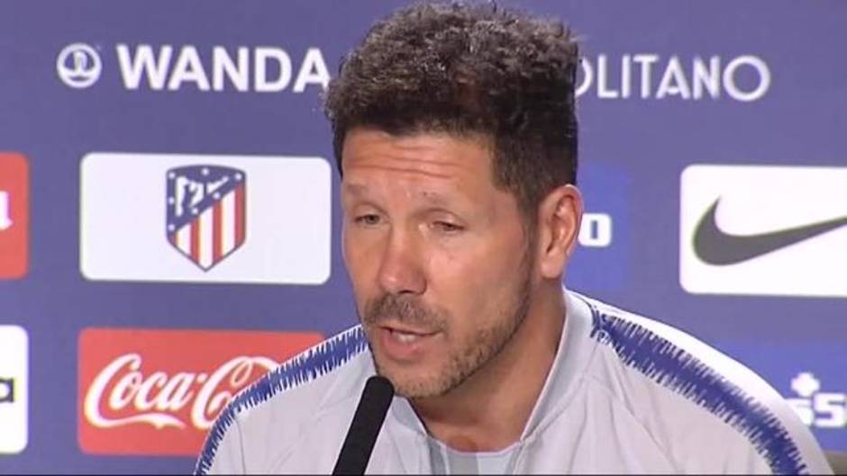 Simeone: "Koke es el mejor jugador del equipo tácticamente"