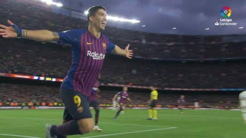 Gol de Luis Suárez (3-1) en el Barcelona 5-1 Real Madrid