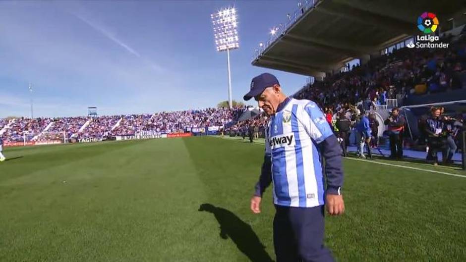 Homenaje a «Gego» en el Leganés-Atlético de Madrid