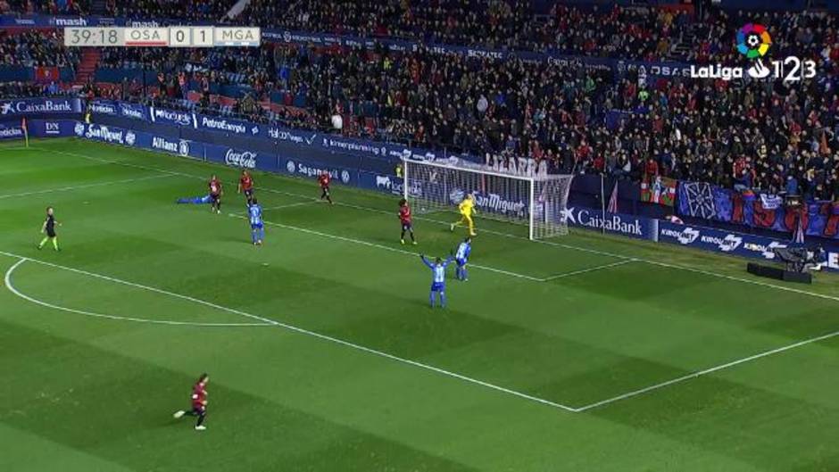 LaLiga 123 (J12): Espectacular regate de Koné en el Osasuna 2-1 Málaga