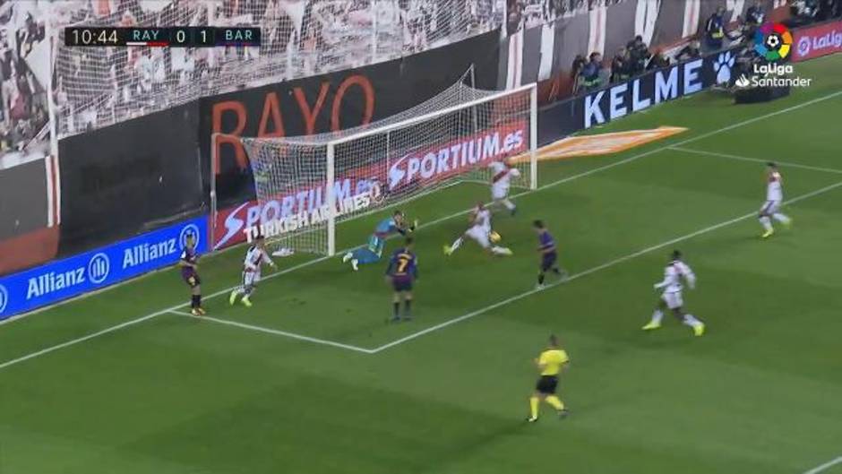 LaLiga Santander (J11): Resumen y goles del Rayo Vallecano 2-3 Barcelona