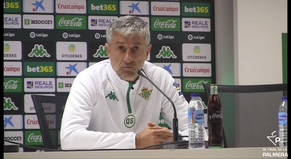 Setién, sobre Robert: "Tiene potencial, puede jugar en cualquier momento"