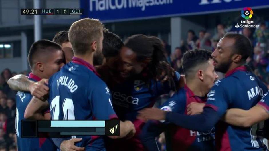 LaLiga Santander (J11): Resumen y goles del Huesca 1-1 Getafe