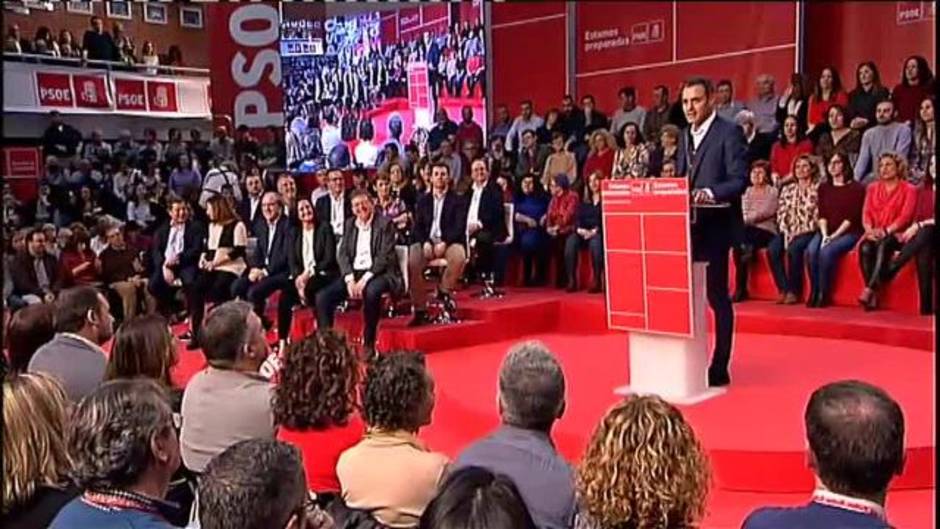 Cónclave socialista con Pedro Sánchez al frente