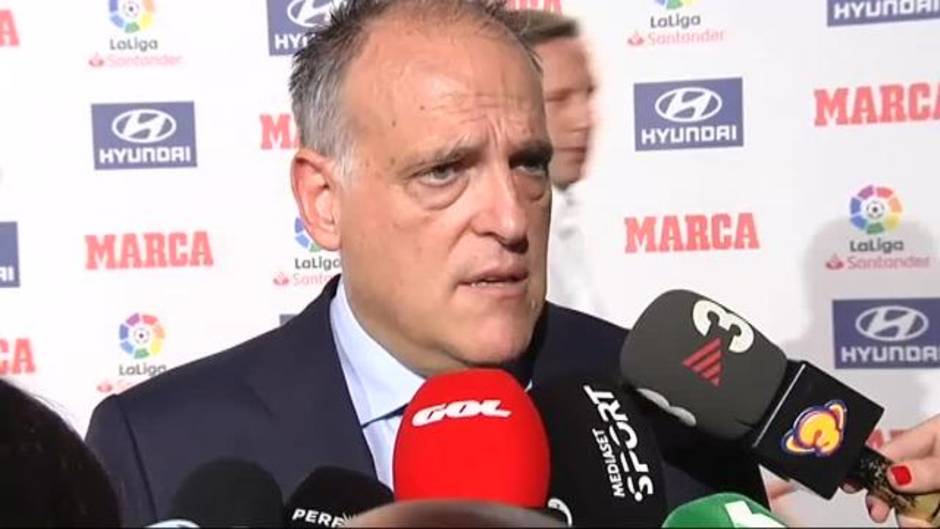 Tebas reitera sus intenciones sobre el Girona-Barcelona en Miami: "Sí se jugará"