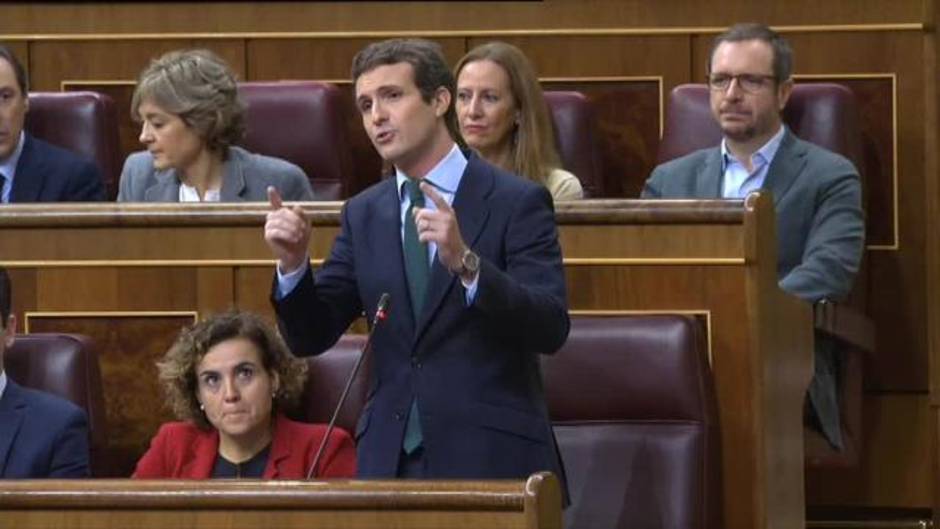 Pablo Casado y Pedro Sánchez se reprochan el bloqueo en la renovación del CGPJ