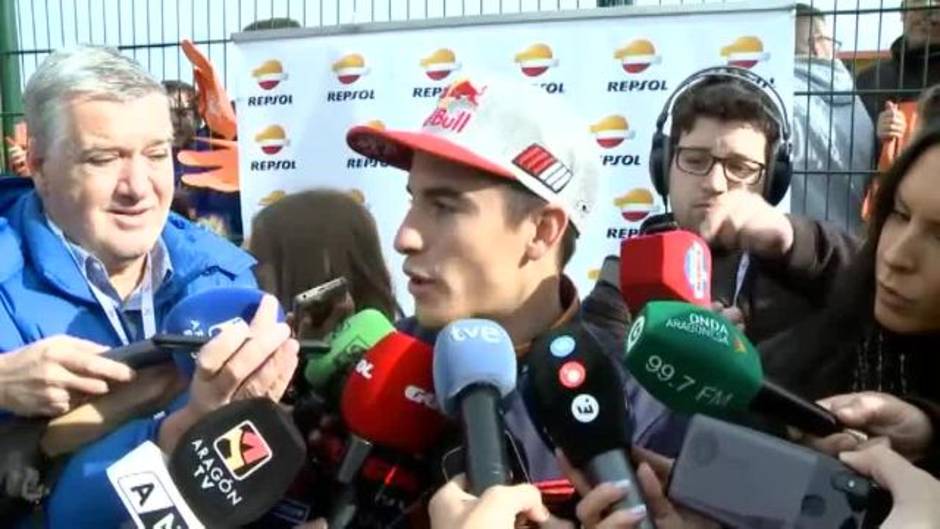 Marc Márquez sobre Lorenzo: "Cada uno trabaja en su lado del box"