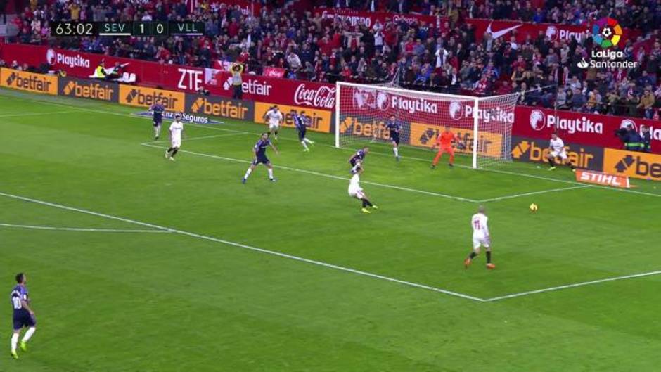 LaLiga (J13): Resumen y gol del Sevilla 1-0 Valladolid