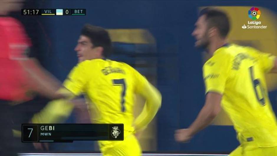 LaLiga (J13): Resumen y goles del Villarreal 2-1 Betis