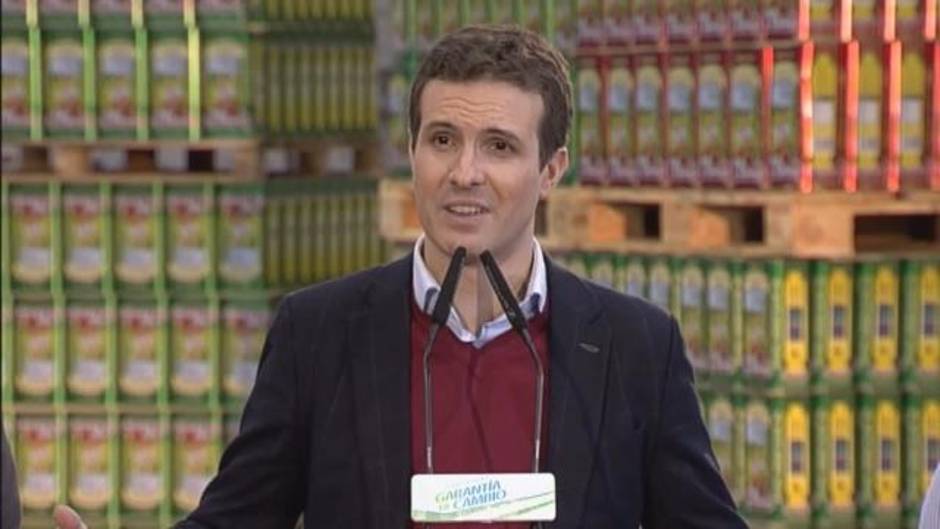 Casado quiere que Andalucía "sea el primer paso para cambiar el Gobierno de España"