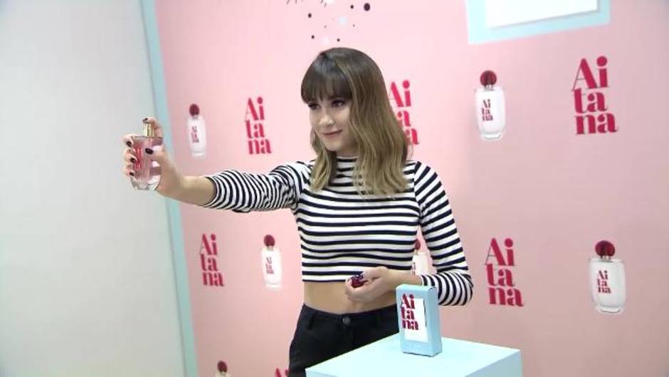 Aitana presenta su primera fragancia