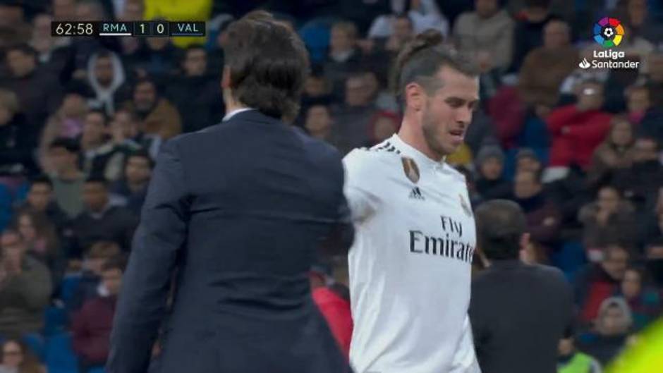 Bale se marcha tocado en el Real Madrid 2-0 Valencia