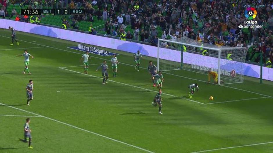 Las paradas de Pau López en el Betis 1-0 Real Sociedad