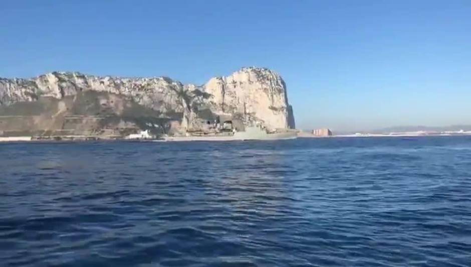 Reino Unido investiga la veracidad del audio de una corbeta haciendo sonar el himno de España frente a Gibraltar