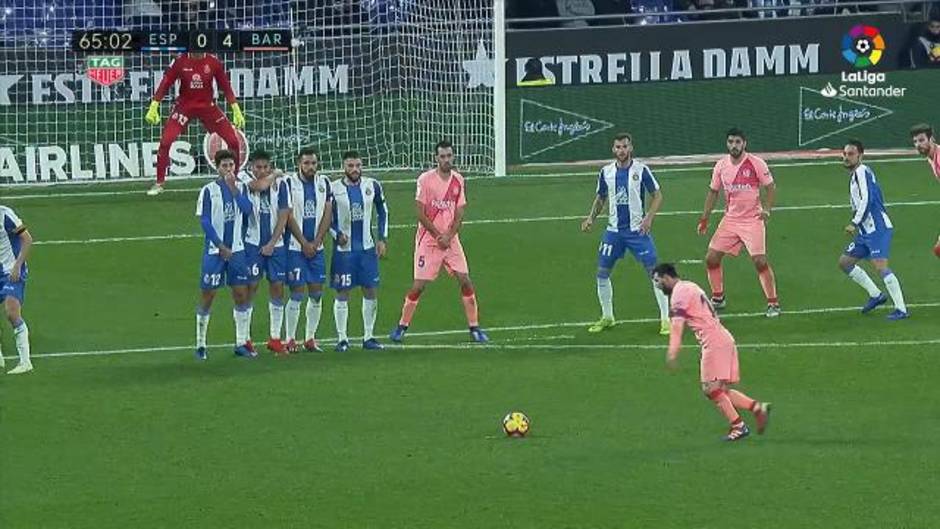 Gol de Messi (0-4) en el Espanyol 0-4 Barcelona