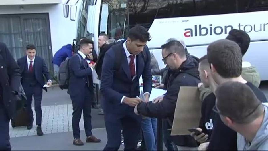 El Atleti ya descansa en su hotel en Brujas