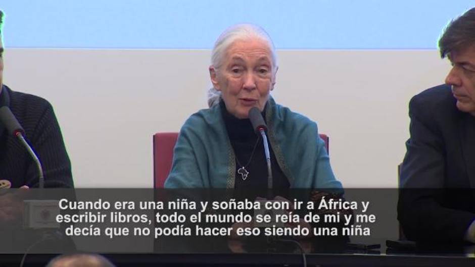 La primatóloga Jane Goodall, investida doctora honoris causa por la UCM