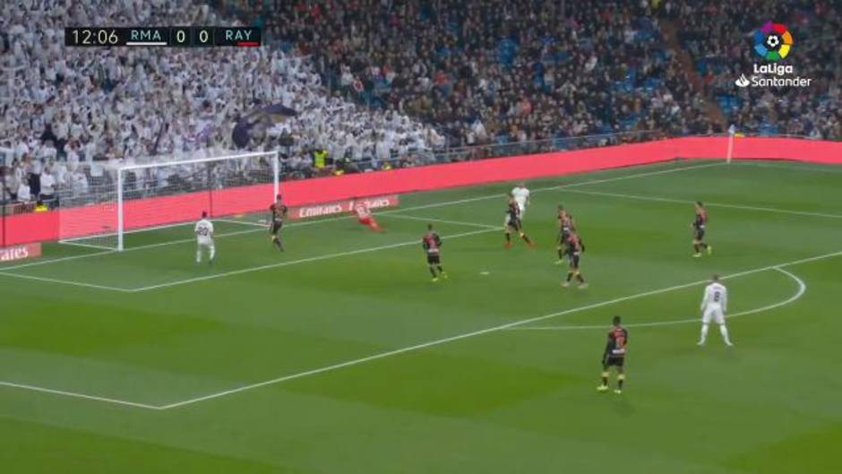 Gol de Benzema en el Real Madrid 1-0 Rayo Vallecano