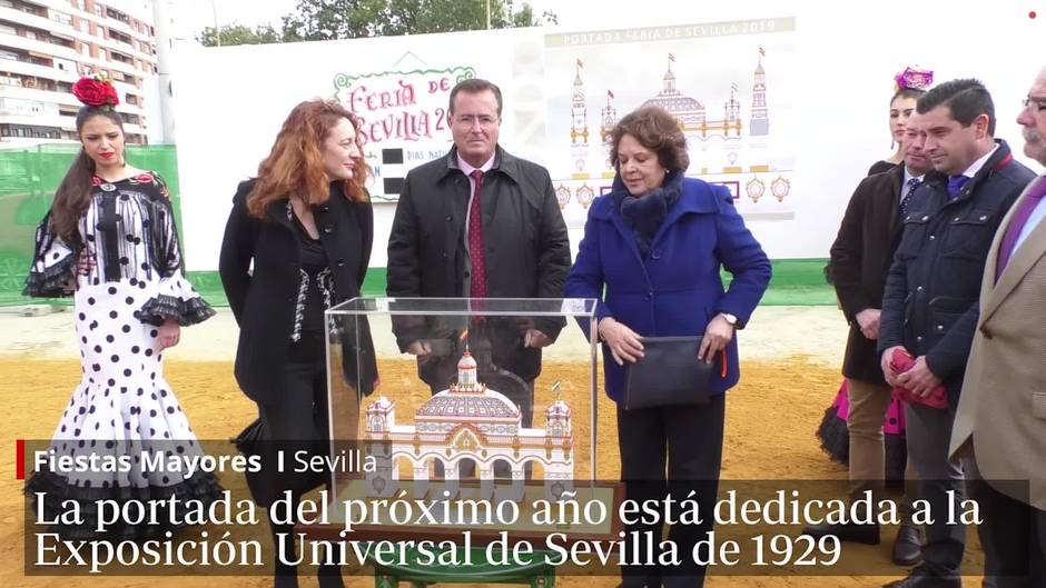 Comienza la cuenta atrás para la Feria de Abril de Sevilla de 2019 con la colocación del «tubo»