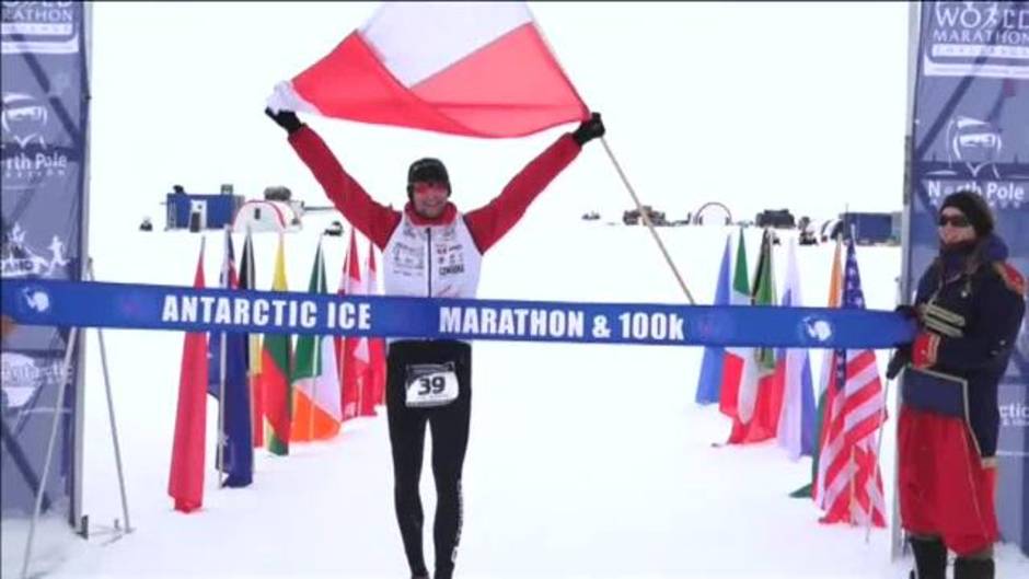 Un total de 57 valientes se atreven con la maratón más fría del mundo