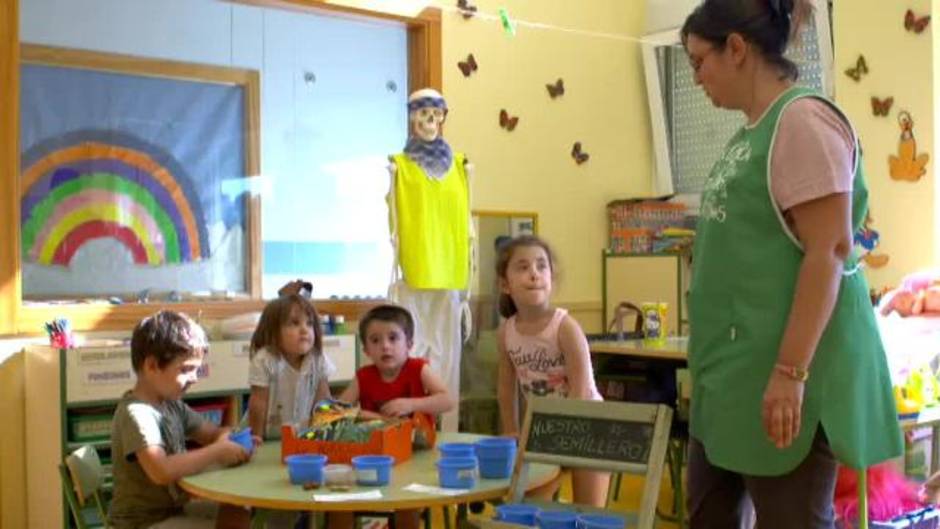 Los niños aprenden de una manera más lúdica gracias al huerto 3.0