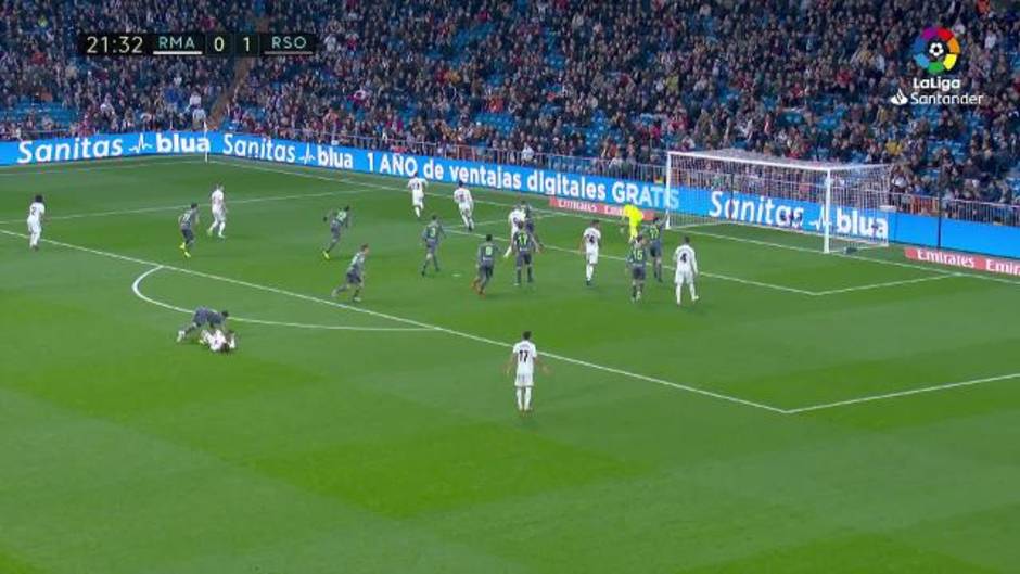 Así fue la actuación de Rulli en el Real Madrid 0-2 Real Sociedad