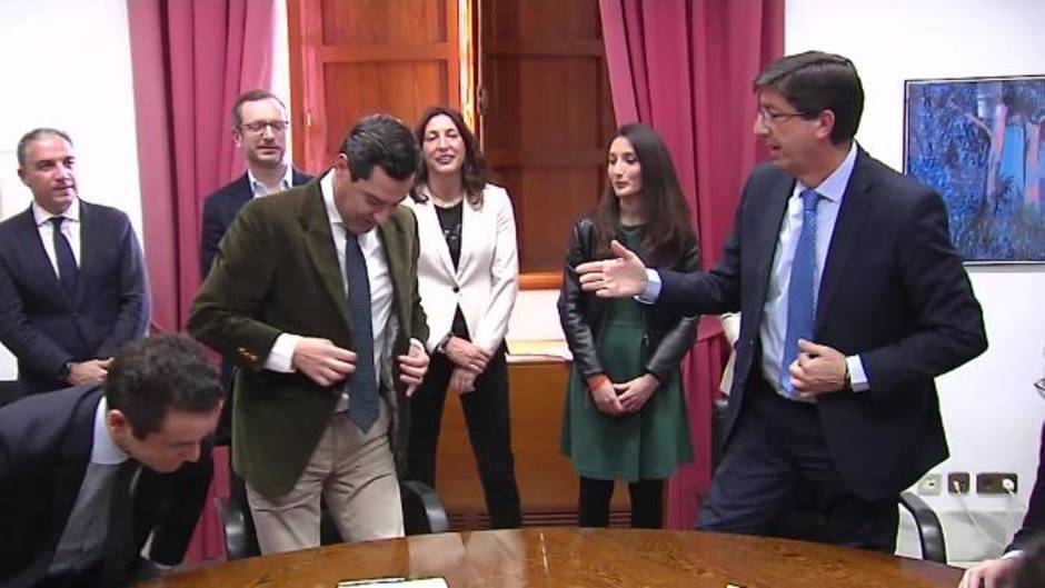 Acuerdo de Gobierno andaluz entre PP, Cs y Vox