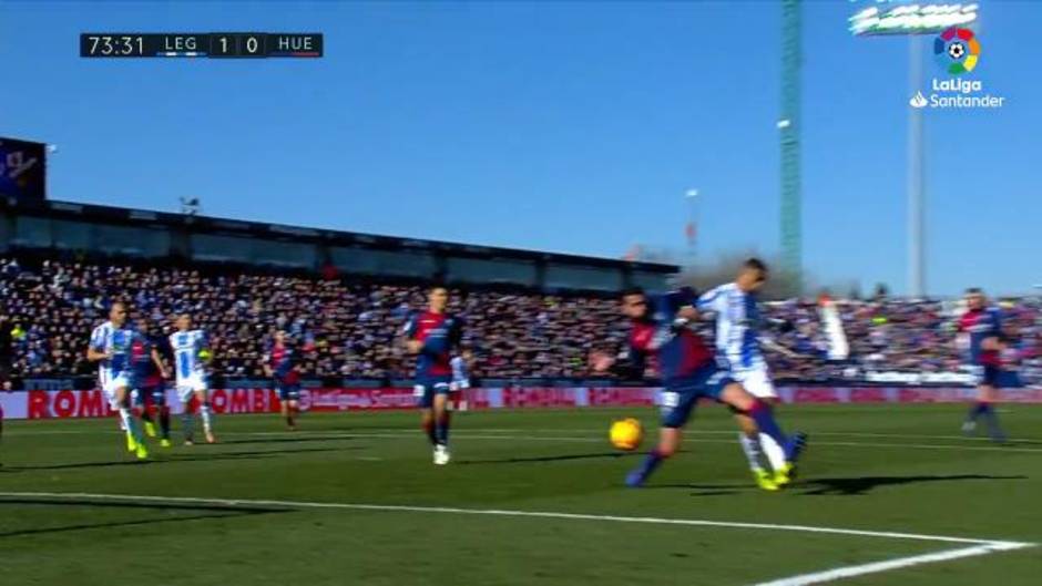 Gol de En-Nesyri (1-0) en el Leganés 1-0 Huesca