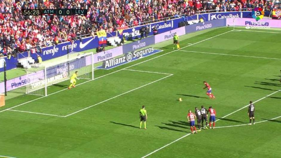 Gol de Griezmann (1-0) en el Atlético de Madrid 1-0 Levante