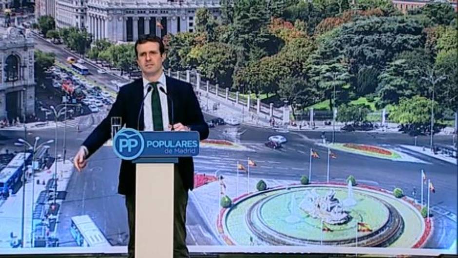 Casado llama "mentiroso" a Sánchez por "vender España"