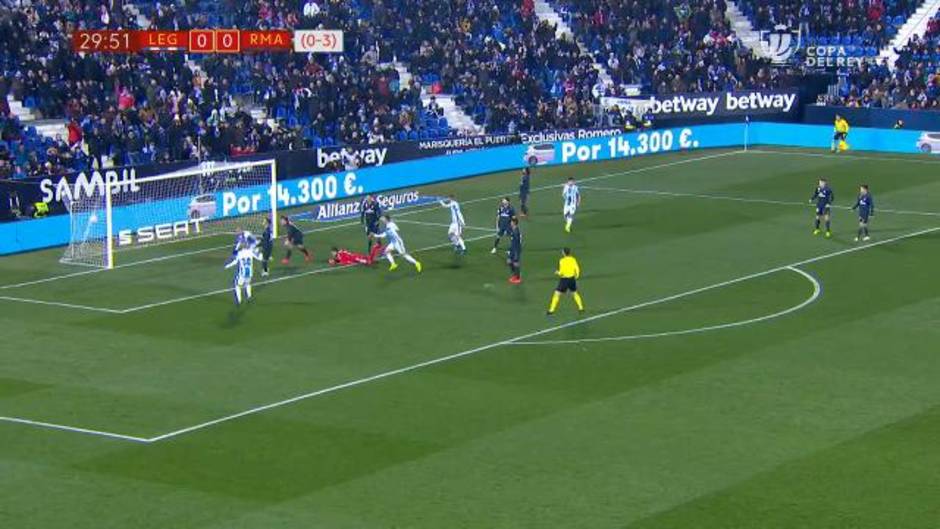 Copa del Rey (Octavos): Resumen y gol del Leganés 1-0 Real Madrid