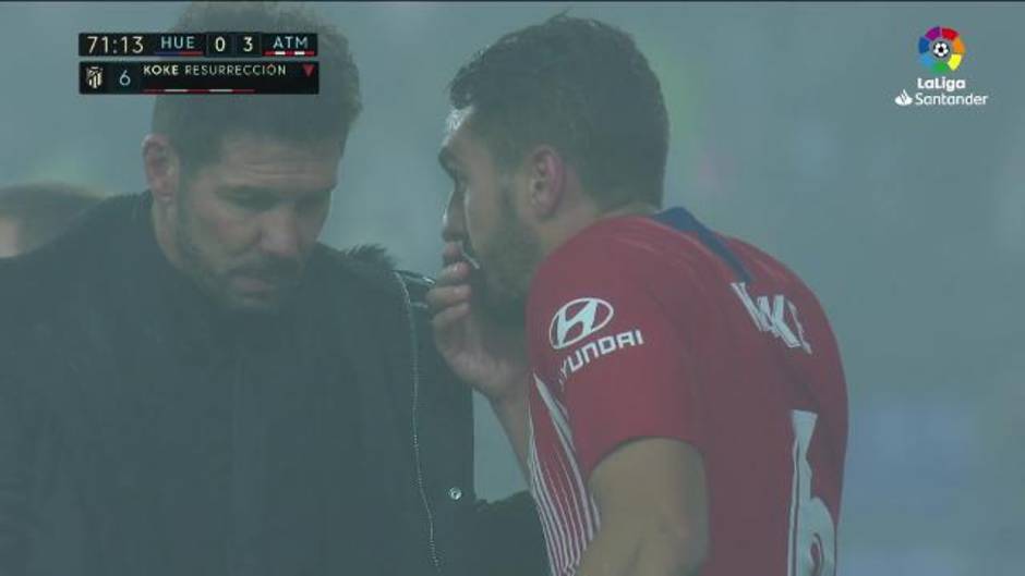 Debut de Mollejo en el Huesca 0-3 Atlético