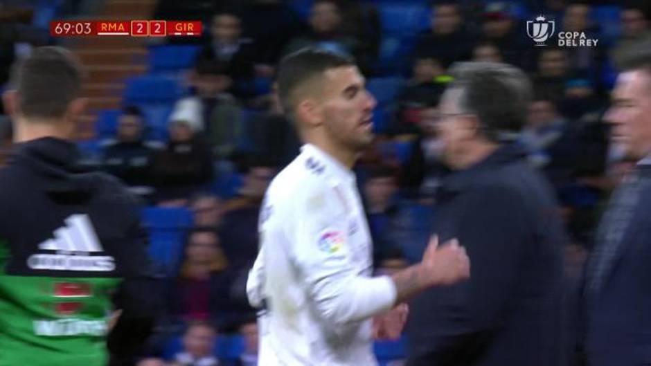 Cambio de Isco por Ceballos en el Real Madrid 4-2 Girona