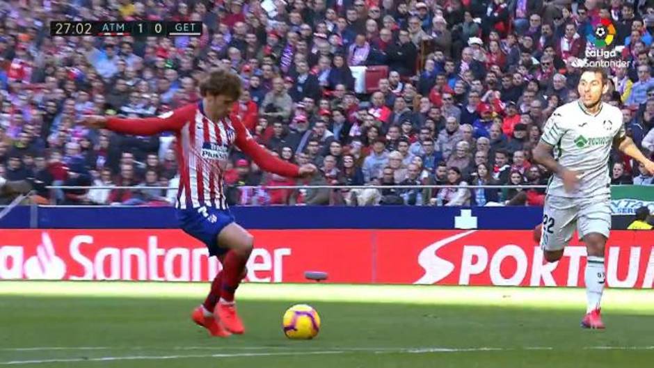 Gol de Griezmann (1-0) en el Atlético de Madrid 2-0 Getafe