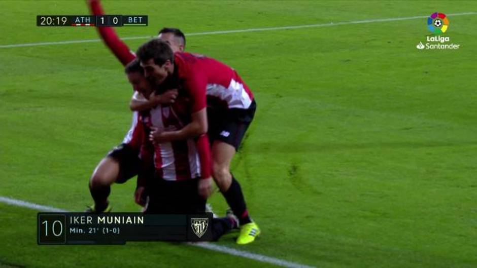 Gol de Muniain (1-0) en el Athletic 1 - Betis 0