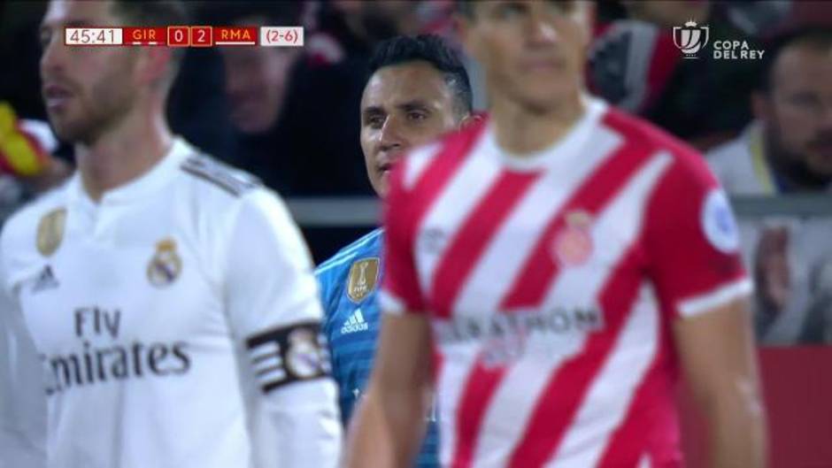 Así ha sido la actuación de Keylor Navas en el Girona 1-3 Real Madrid