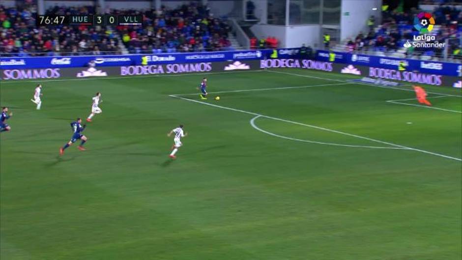 LaLiga (J22) Gol de Chimy Ávila en el Huesca 4-0 Real Valladolid