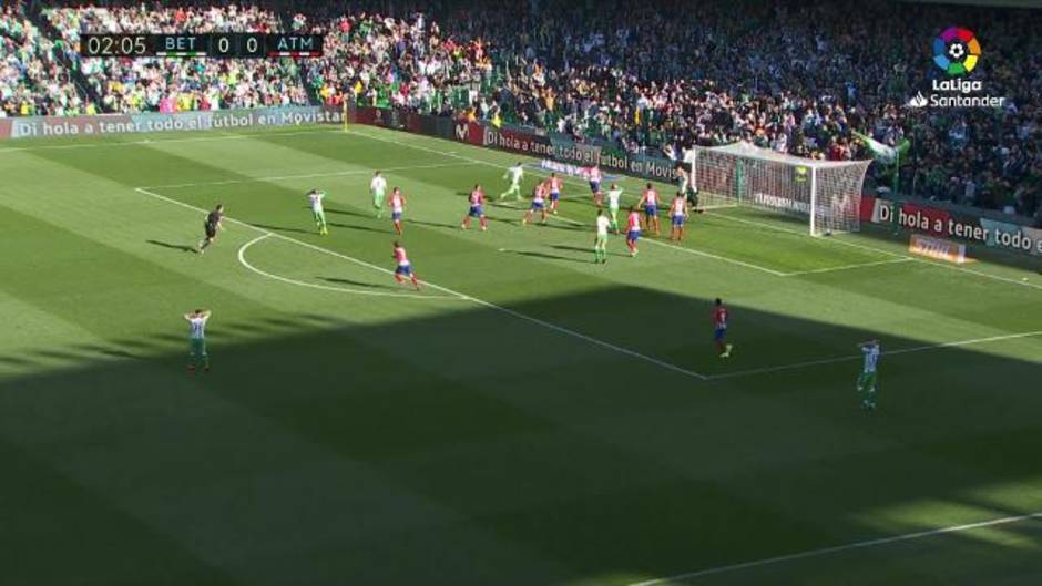 LaLiga (J22): el paradón de Oblak en el Betis 1-0 Atlético