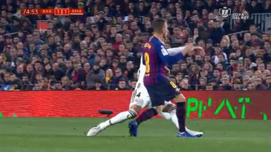 La falta de Sergio Ramos que pudo acabar en expulsión