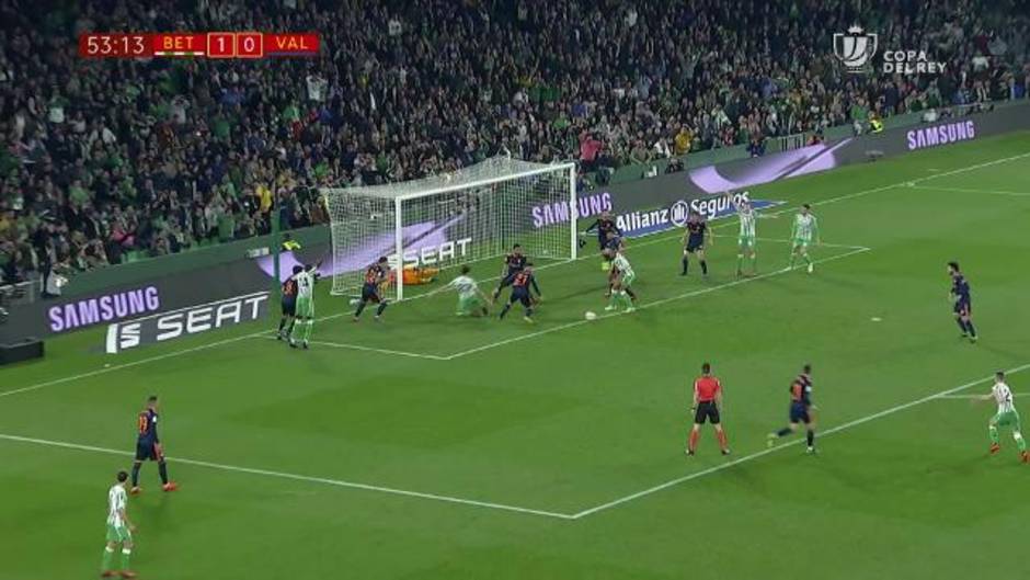 Copa del Rey (Ida semifinal): Resumen y goles del Betis 2-2 Valencia