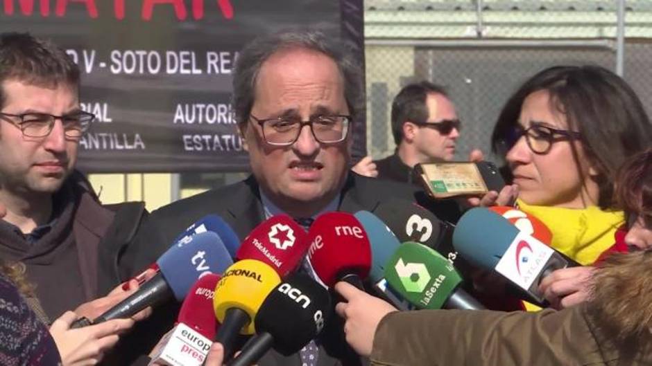 Torra pide a Sánchez "coraje y valentía" para volver al diálogo